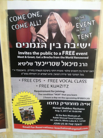 Michoel Streicher Concert