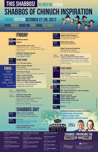 Shabbos of Chinuch