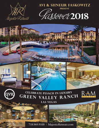 Majestic Retreats presents Pesach 2018