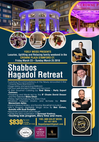 Shabbos Hagadol Retreat