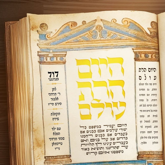 Hayom Haras Olam - Duvid Berger feat. Shabse Mordechai Teichman & Shira Choir