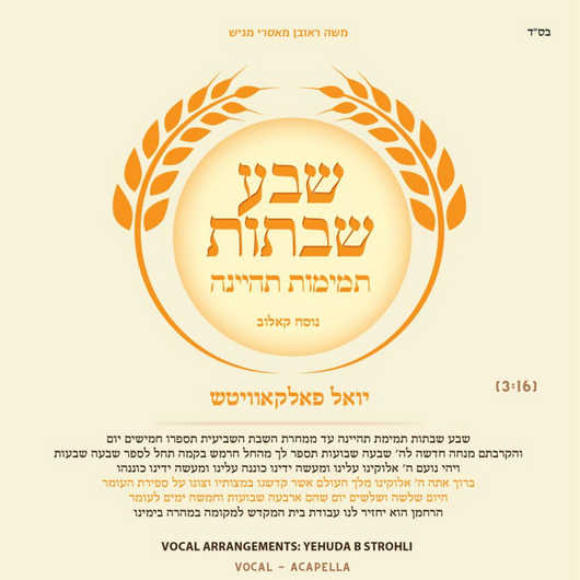 Yoely Falkowitz - Sheva Shabasos Temimos T'hiyena
